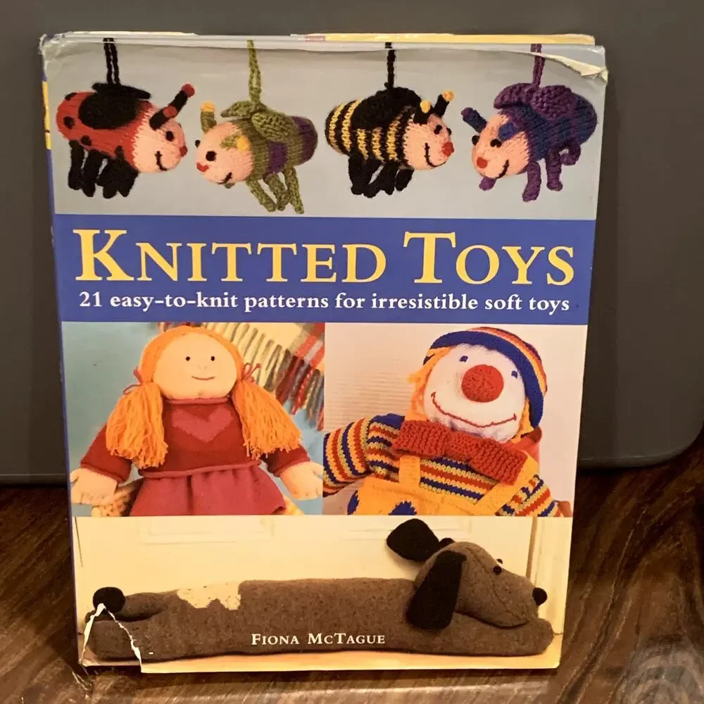 Knitted Toys Knitting Patterns Book Fiona Mctague